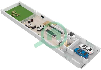 普拉格特 32 - 4 卧室别墅单位MIDDLE戶型图