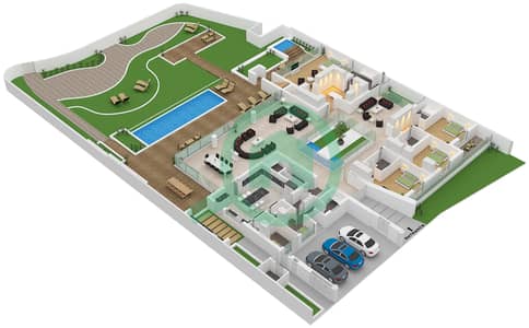 普拉格特 32 - 5 卧室别墅类型／单位B  / UNIT CORNER戶型图