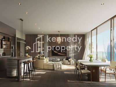2 Bedroom Flat for Sale in Saadiyat Island, Abu Dhabi - 0b8a50d0-11a5-481f-9999-8d318c8b4e93-photo_3-4340_Fountain-Views_Apt-3Bed_Livingroom_Dark_Darft-04_GB. jpg