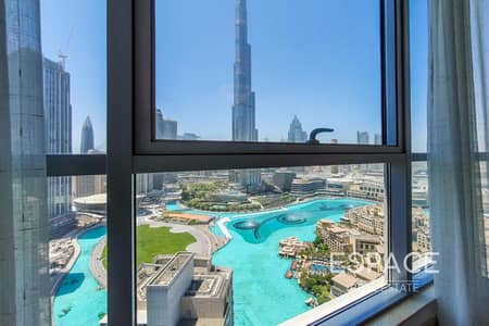 1 Bedroom Flat for Sale in Downtown Dubai, Dubai - Burj  Khalifa and Fountain Views | Vacant | High Floor