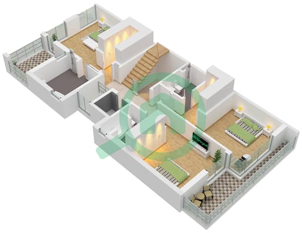 Type D-1 Unit 4 Floor First