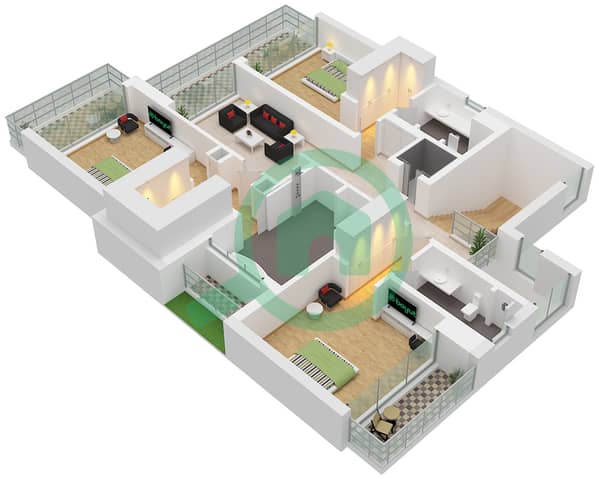 Type A Unit 4 Floor First