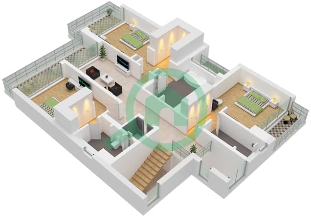 Type A Mirror Unit 4 Floor First