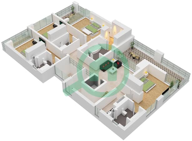Type D Unit 4 Floor First