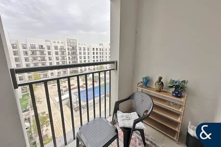 1 Bedroom Flat for Rent in Town Square, Dubai - FURNISHED | POOL VIEWS | 1 BED + 1 BATH