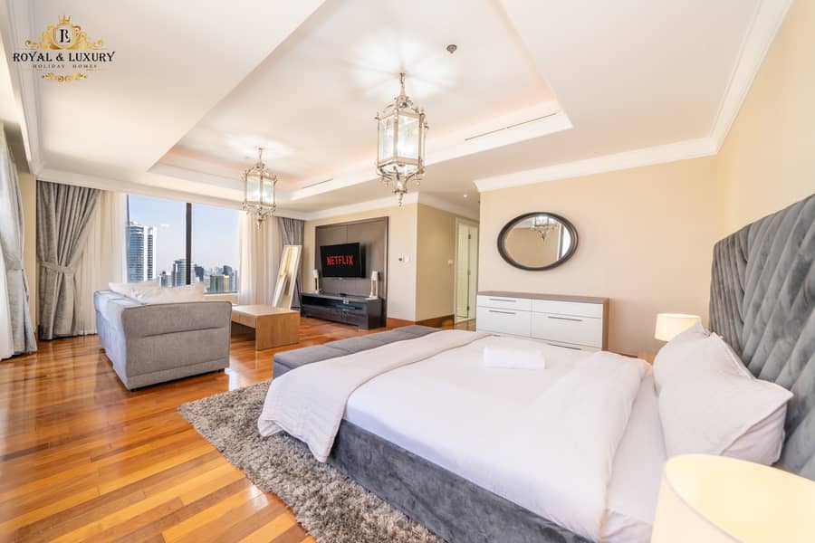 Spacious 3-Bedroom Duplex + Maids Room with Marina View | Fully Furnished - Image 12