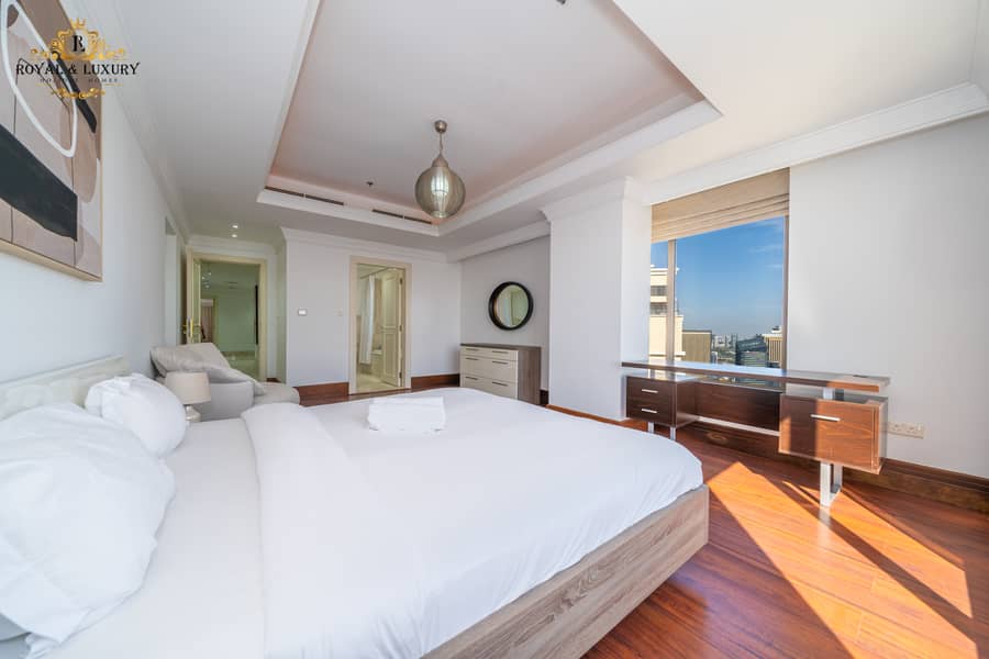 Spacious 3-Bedroom Duplex + Maids Room with Marina View | Fully Furnished - Image 35