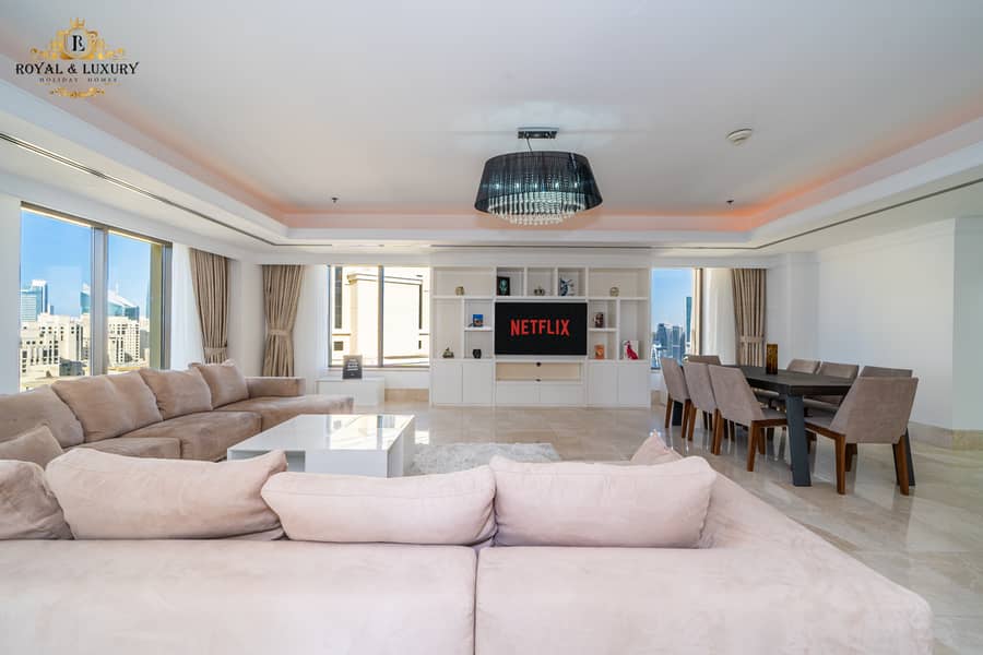 Spacious 3-Bedroom Duplex + Maids Room with Marina View | Fully Furnished - Image 53