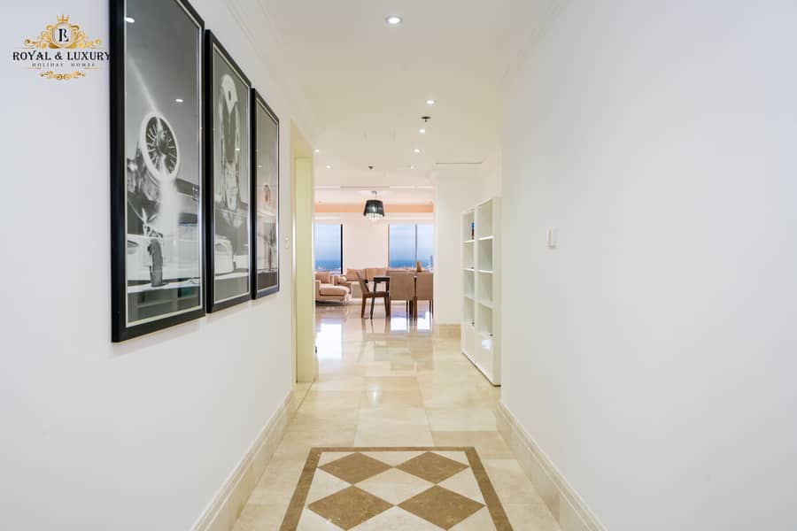 Spacious 3-Bedroom Duplex + Maids Room with Marina View | Fully Furnished - Image 60