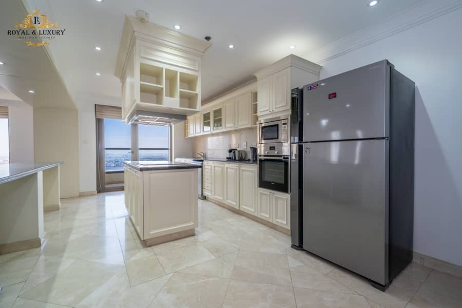 Spacious 3-Bedroom Duplex + Maids Room with Marina View | Fully Furnished - Image 76