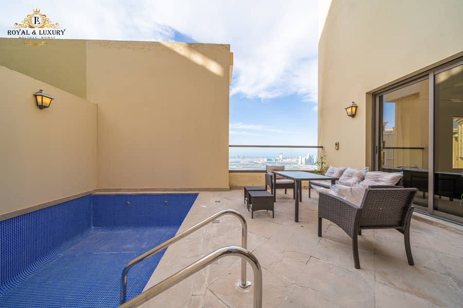 Spacious 3-Bedroom Duplex + Maids Room with Marina View | Fully Furnished - Image 85