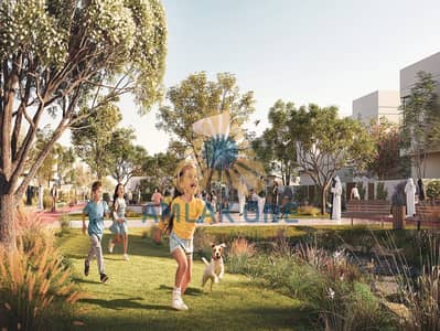 2 Cпальни Апартаменты Продажа в Яс Айленд, Абу-Даби - ALDAR_SustainableCity01_CGI10_GreenSpineLakeView_04b. jpg
