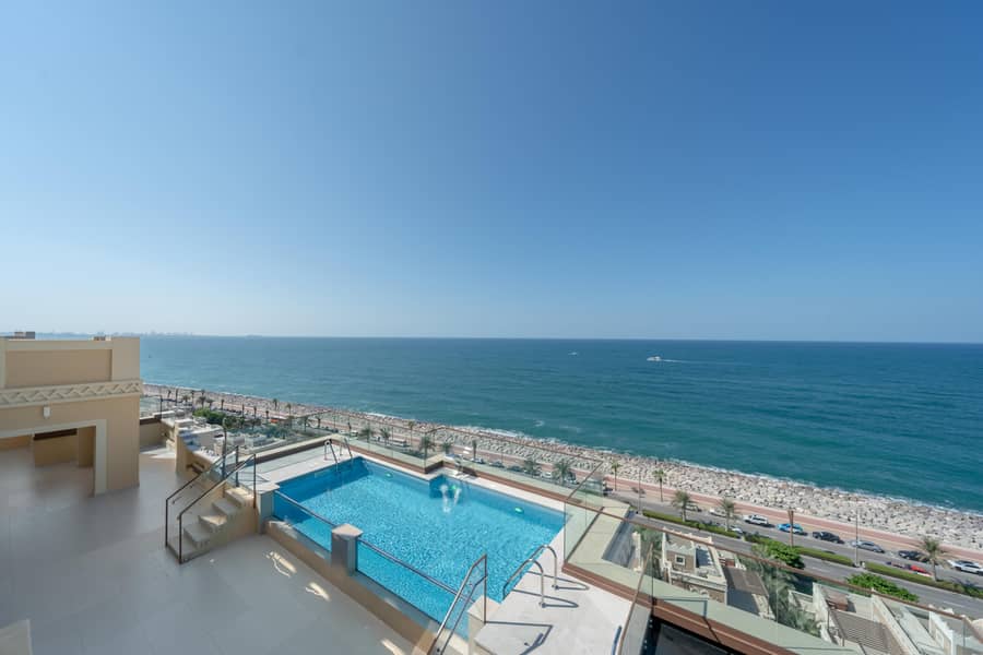 4 Bed Duplex Penthouse | Terrace + Pool | Sea View