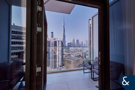 Studio for Sale in Business Bay, Dubai - Desirable Tower| Burj View | Luxury Finish