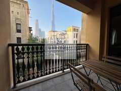 Peaceful / Furnished 1 BHK / Amazing Burj Khalifa View