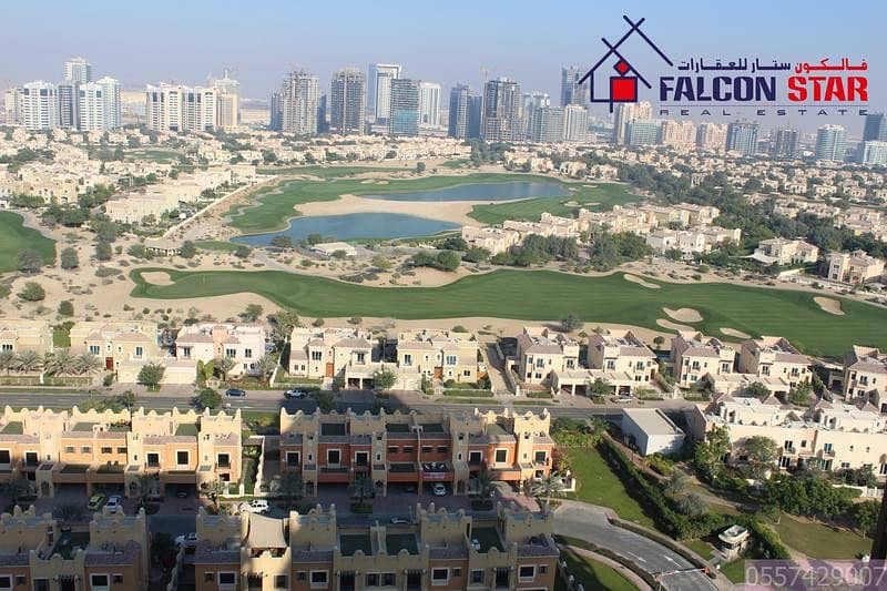 Full Golf Course and Pool facing Luxury Furnished 1 BHK Apartment | Elite-10, Sports City