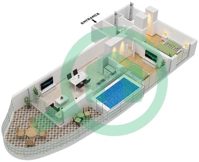 Oceanz 2 - 2 Bedroom Apartment Type/unit A  / UNIT 15 Floor plan