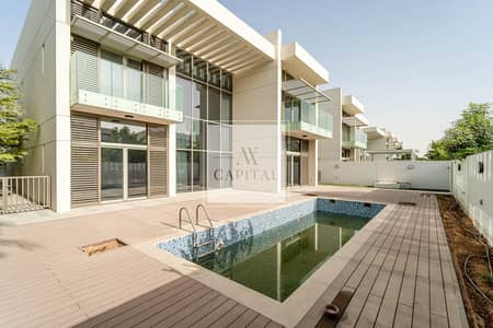 4 Bedroom Villa for Rent in Mohammed Bin Rashid City, Dubai - On The Park | The Burj Khalifa View | Landscaped