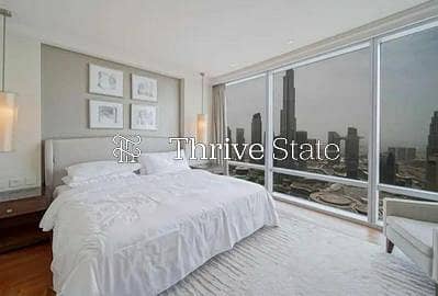 3 Bedroom Apartment for Rent in Downtown Dubai, Dubai - High Floor | Exclusive Unit | Burj View | Ready