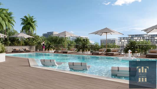 شقة 2 غرفة نوم للبيع في قرية جميرا الدائرية، دبي - Maison Pool R1 (1). jpg