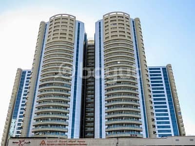 2 Bedroom Hall Availbale For Rent in Horizon Tower Ajman Price 34k with Car parking