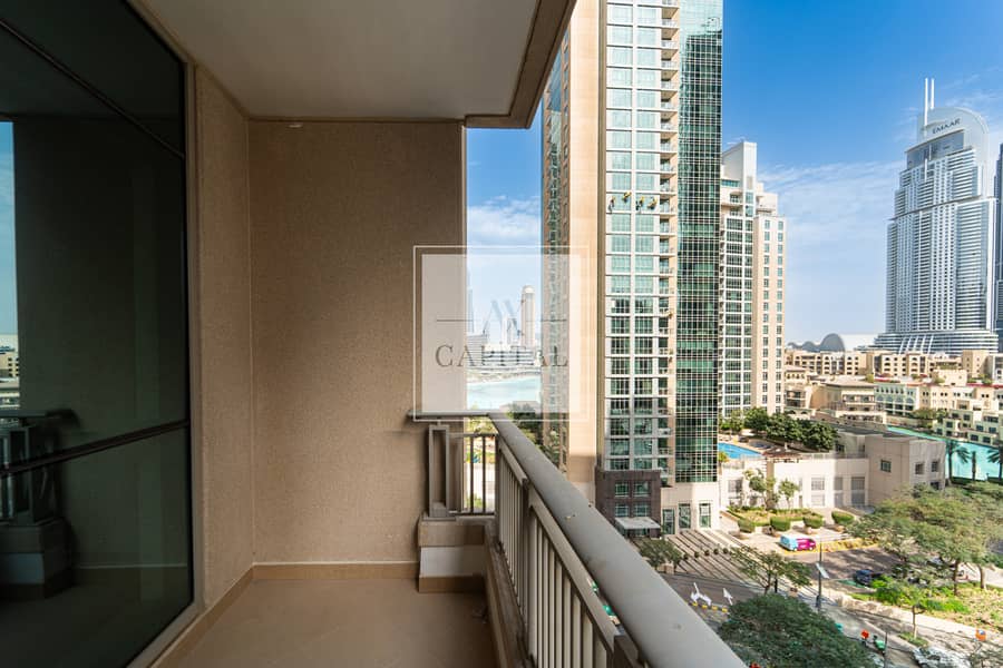Stunning Boulevard View | Unfurnished | Balcony Stunning Boulevard View | Unfurnished | Balcony