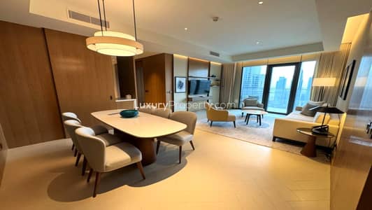 3 Bedroom Flat for Rent in Downtown Dubai, Dubai - Furnished | High Floor | Prime Location