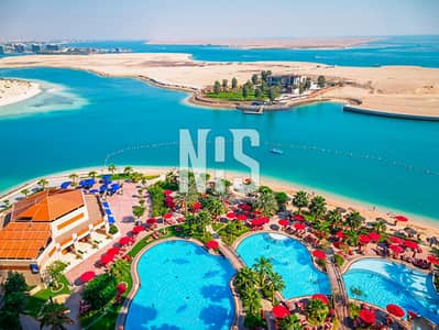 Plot for Sale in Nareel Island, Abu Dhabi - Water Front| Private Beach | Single Row