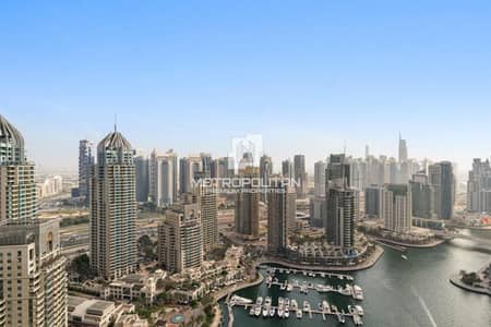 1 Bedroom Apartment for Sale in Dubai Marina, Dubai - Panoramic Marina Views | High Floor | Vacant