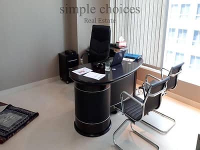 Office for Rent in Business Bay, Dubai - Office Glass Partition/ Pantry / Furnished