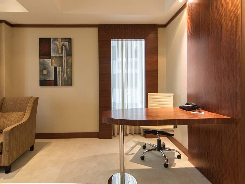 2 Deluxe Two Bedroom Living Worktable. jpg