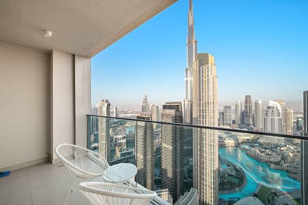 3 Bedroom Flat for Rent in Downtown Dubai, Dubai - Luxury Stay | 3BR Stunning Full Burj Khalifa View