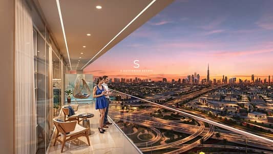 1 Bedroom Flat for Sale in Dubai Silicon Oasis (DSO), Dubai - Balcony View-1-2. jpg