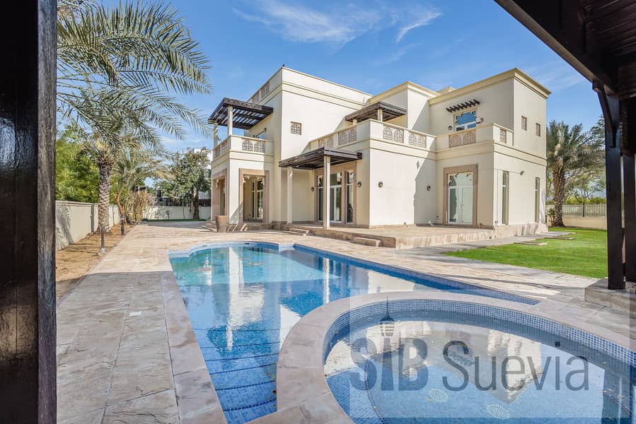6 bedroom Villa | Emirates Hills | For Rent | Pool and Garden