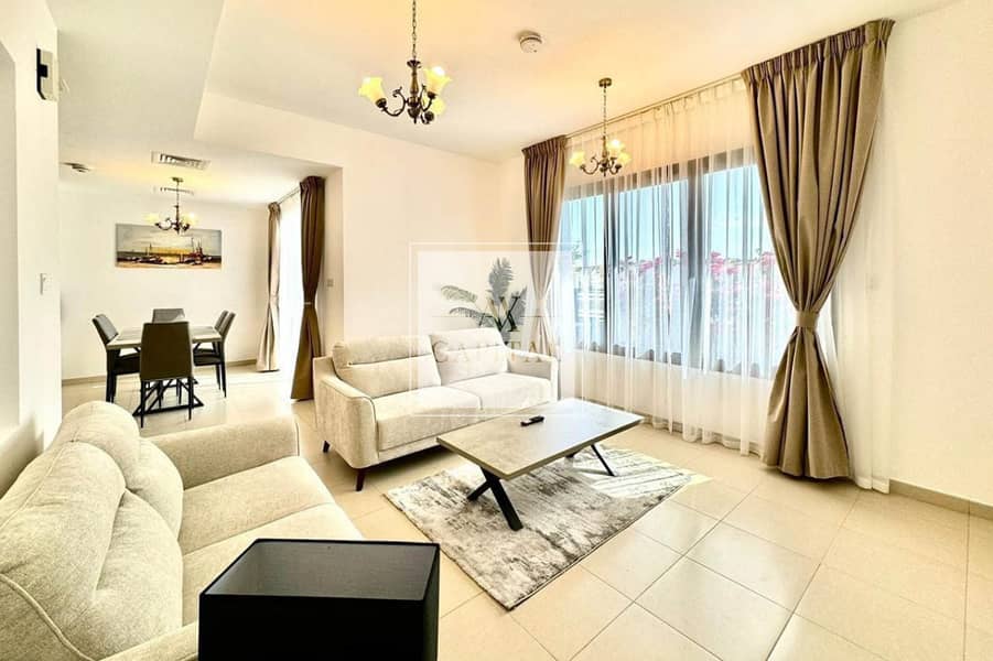 Fully Furnished | Generous Living Room | Luxurious