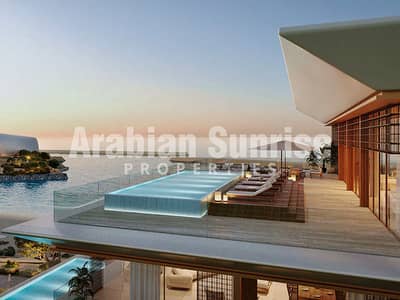 2 Bedroom Apartment for Sale in Saadiyat Island, Abu Dhabi - Nobu-Residences-Balcony. jpg