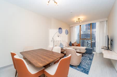 2 Bedroom Flat for Rent in Business Bay, Dubai - Bills Incl | Burj View | Furnished | Luxurious