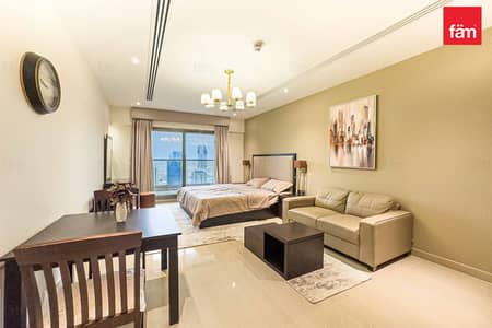 Studio for Rent in Downtown Dubai, Dubai - Fully Furnished | Canal View | High Floor