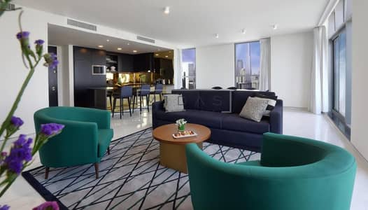 2 Bedroom Hotel Apartment for Rent in Business Bay, Dubai - City View | Spacious I Modern I Balcony