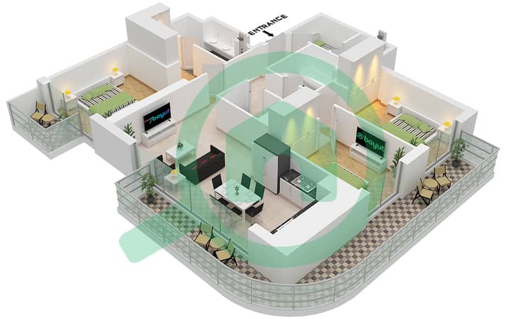 Type 4 Unit 4, Floor 22-33
