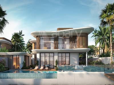 4 Bedroom Villa for Sale in Yas Island, Abu Dhabi - Luxury 4BR+M Villa | Single Row | Elegant Living