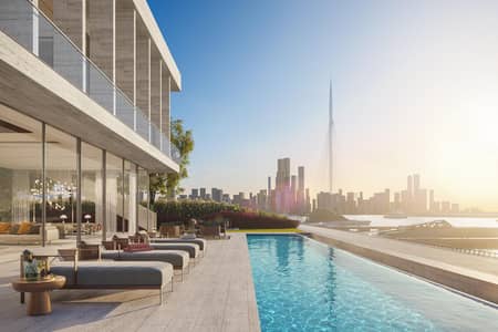 8 Bedroom Villa for Sale in Al Jaddaf, Dubai - Private Berth | Unique Waterfront Mansion