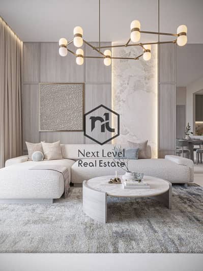 فلیٹ 1 غرفة نوم للبيع في الفرجان، دبي - Living-Room. jpg