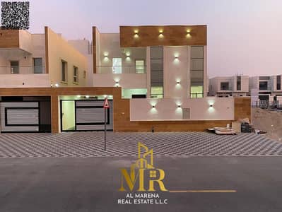 Villa at a price including registration and ownership fees, ready for housing in the most upscale areas of Ajman and close to all services, freehold f