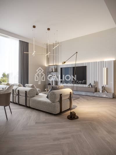 3 Bedroom Flat for Sale in Arjan, Dubai - TCD 3 Bedroom_living area. jpg