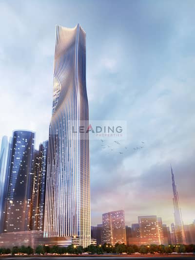 5 Bedroom Penthouse for Sale in Business Bay, Dubai - TIGER_Tower_GROUND VIEW1_A0-SEMI GLOSSY. jpg