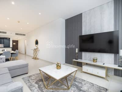 3 Bedroom Flat for Rent in Business Bay, Dubai - 3 Bedrooms | Damac Cour Jardin | Burj Khalifa View