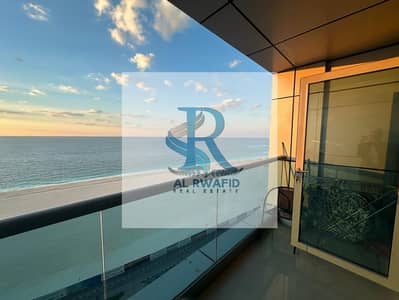 2 bedroom apartment with a hall and 2 bathrooms for sale in the Residence Towers on Ajman Corniche with a wonderful sea view