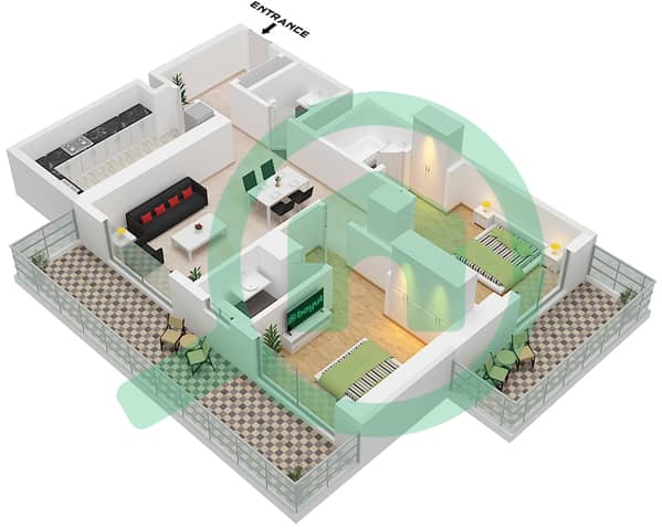 Unit 2A Floor 22