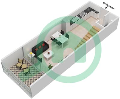 The Autograph - 1 Bed Apartments Type/Unit A Floor plan